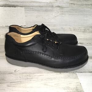 Samuel Hubbard Mens 13 Wide Get Up Moc Black Leather Casual Shoe Quiet Luxury